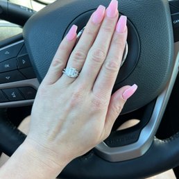 Sheer pink by DC on acrylic nails by Mimi! In love! Sheer pink by DC on acrylic nails by Mimi! In love!