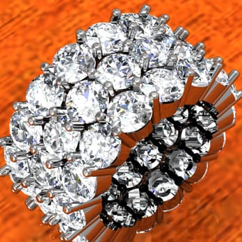 Star Diamond Setting - Customer they told me could not find 3 raw .25 points each diamond wedding band desing the ring with computer design software - Jewelry Near Me - New York, New York Star Diamond Setting - Customer they told me could not find 3 raw .25 points each diamond wedding band desing the ring with computer design software - Jewelry Near Me - New York, New York
