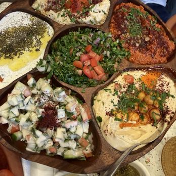 Ayat - Mezze platter - Middle Eastern Near Me - New York, New York