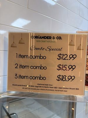 Menu photo 1 Coriander & Co Eastvale, CA