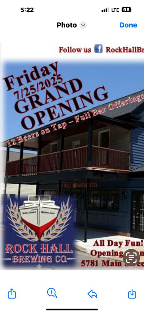 Rock Hall Brewing Company Logo