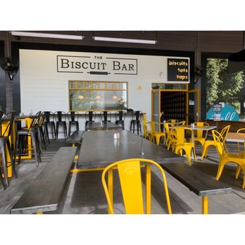 The Biscuit Bar - I sat outside - Breakfast & Brunch Near Me - Plano, Texas