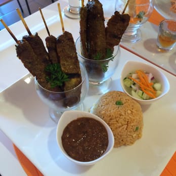 Kao Hom - Beef satay combo - Thai Near Me - Van Nuys, California