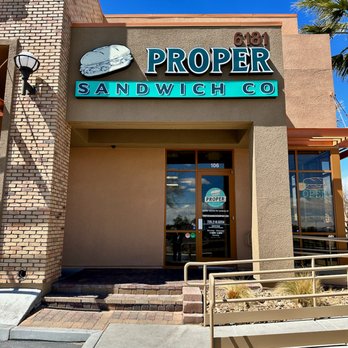 Proper Sandwich - Exterior. - Sandwiches Near Me - Las Vegas, Nevada Proper Sandwich - Exterior. - Sandwiches Near Me - Las Vegas, Nevada