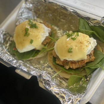 The Egg Hunt - Salmon Benedict - Food Trucks Near Me The Egg Hunt - Salmon Benedict - Food Trucks Near Me