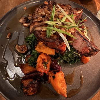 Written By The Seasons - Pork chop - New American Near Me - Dallas, Texas Written By The Seasons - Pork chop - New American Near Me - Dallas, Texas
