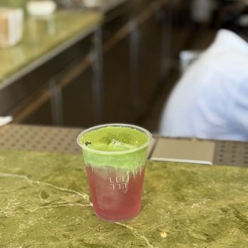 La La Land - Coconut water Matcha cream top - Cafes Near Me - Beverly Hills, California