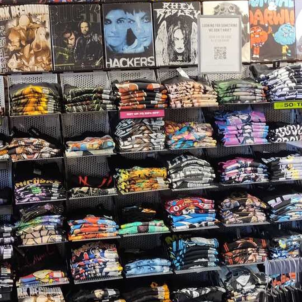 Hot Topic - Large selection of t-shirts. Usually BOGO. - Women's Clothing Near Me - Chesapeake, Virginia Hot Topic - Large selection of t-shirts. Usually BOGO. - Women's Clothing Near Me - Chesapeake, Virginia