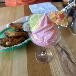 Cool Ranch Wings Strawberry Mango Twist Margarita (soft serve) Cool Ranch Wings Strawberry Mango Twist Margarita (soft serve)