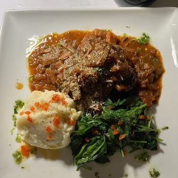 Gigino Trattoria - Beef with Potatoes and Spinach - Italian Near Me - New York, New York Gigino Trattoria - Beef with Potatoes and Spinach - Italian Near Me - New York, New York