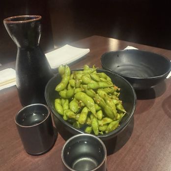 Wasabi Japanese Restaurant - Edamame appetizer - Sushi Bars Near Me - Concord, California