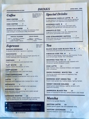 Menu photo 1 InGrano Annapolis, MD Menu photo 1 InGrano Annapolis, MD