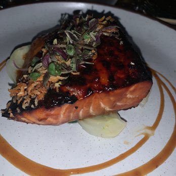 Komodo Miami - Soy Sake Salmon - Asian Fusion Near Me - Miami, Florida Komodo Miami - Soy Sake Salmon - Asian Fusion Near Me - Miami, Florida