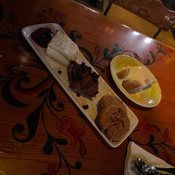 Biergarten Restaurant - Dessert time; cheesecake, Black Forest, cookies & apple strudel - German Near Me - Lake Buena Vista, Florida Biergarten Restaurant - Dessert time; cheesecake, Black Forest, cookies & apple strudel - German Near Me - Lake Buena Vista, Florida