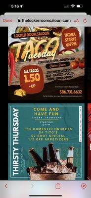 Locker Room Saloon by null