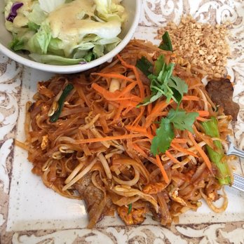 Thai Thai Cuisine - Pad Thai Chicken $10.95 - Thai Near Me - Branson, Missouri