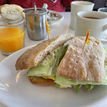 Gracie's Luncheonette - ALT avocado fried green tomatoes and eggs on ciabatta. - American Near Me - Leeds, New York Gracie's Luncheonette - ALT avocado fried green tomatoes and eggs on ciabatta. - American Near Me - Leeds, New York