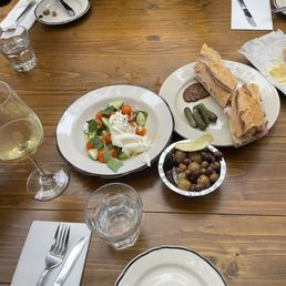 Burrata (blistered sungolds, cucumber, basil) $17 Olives $7 Jambon Beurre (ham, butter, cornichon, dijon) $17 Burrata (blistered sungolds, cucumber, basil) $17 Olives $7 Jambon Beurre (ham, butter, cornichon, dijon) $17