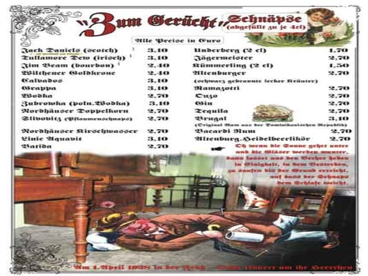 Menu photo 1 Zum Gerücht Dresden, SN