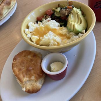 Elmer's Restaurant - Egg white & Veggie bowl, biscuit - Breakfast & Brunch Near Me - Pocatello, Idaho