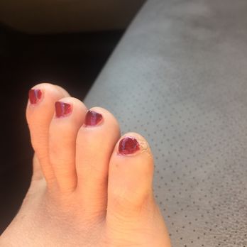 Queen Bee Hair & Nails - The cuticle wasn't clean and she didn't paint enough color for my toes. - Nail Salons Near Me - San Jose, California Queen Bee Hair & Nails - The cuticle wasn't clean and she didn't paint enough color for my toes. - Nail Salons Near Me - San Jose, California