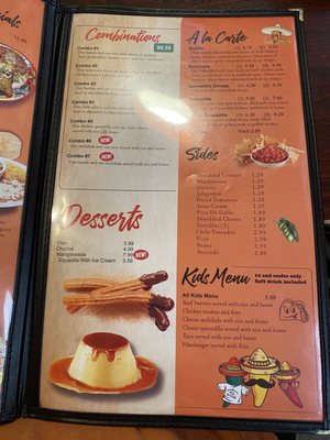 Menu photo 7 Sotelo St Joseph, MO