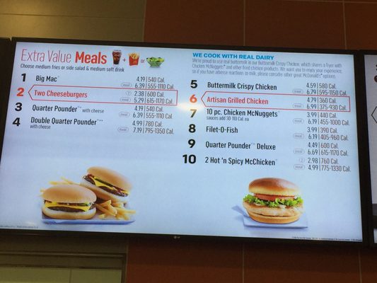 Menu photo 2 McDonald's Delano, CA
