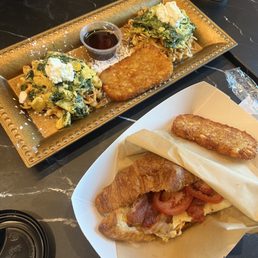 Spinach & Egg Croissant
