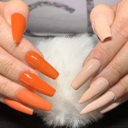 Miss Paz Nails - More fall colors. Glossy & matte nails cute combo