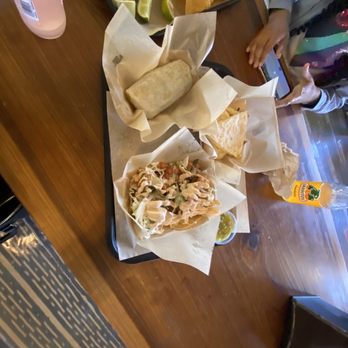 La Isla Cevicheria - - two Beer Battered Shrimp Taco - Kids Bean and Cheese Burrito - Kids Cheese Quesadilla - Chips & Salsa - Guacamole & Chips - - Seafood Near Me - Temecula, California