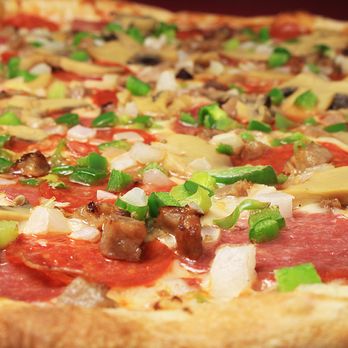 Bob's Pizza - a pepperoni, mushroom, and cheese pizza - Pizza Near Me - Nashua, New Hampshire