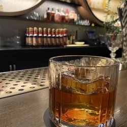 Mordecai - Really awesome three finger old fashioned!