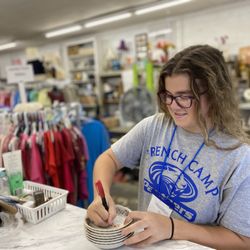 Double Blessings Thrift Shop - Students that attend French Camp Academy are given the opportunity to not only shop but to also work at Double Blessings.