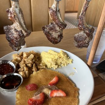 Scrambl'd - Lamb chops, eggs, potatoes & pancakes - Breakfast & Brunch Near Me - Oklahoma City, Oklahoma Scrambl'd - Lamb chops, eggs, potatoes & pancakes - Breakfast & Brunch Near Me - Oklahoma City, Oklahoma
