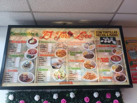 Menu photo 2 El Toro Loco Restaurant Whittier, CA Menu photo 2 El Toro Loco Restaurant Whittier, CA