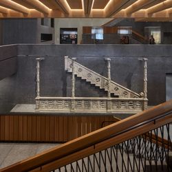 Princeton University Art Museum - Mallorcan Stairway as seen from the Grand Stair. Photo: Richard Barnes