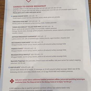 The Garden Grille & Bar - menu - Breakfast & Brunch Near Me - Warwick, Rhode Island