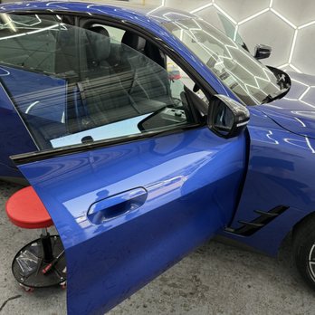 Sterling Window Tinting - Car getting worked on - Car Window Tinting Near Me - El Dorado Hills, California