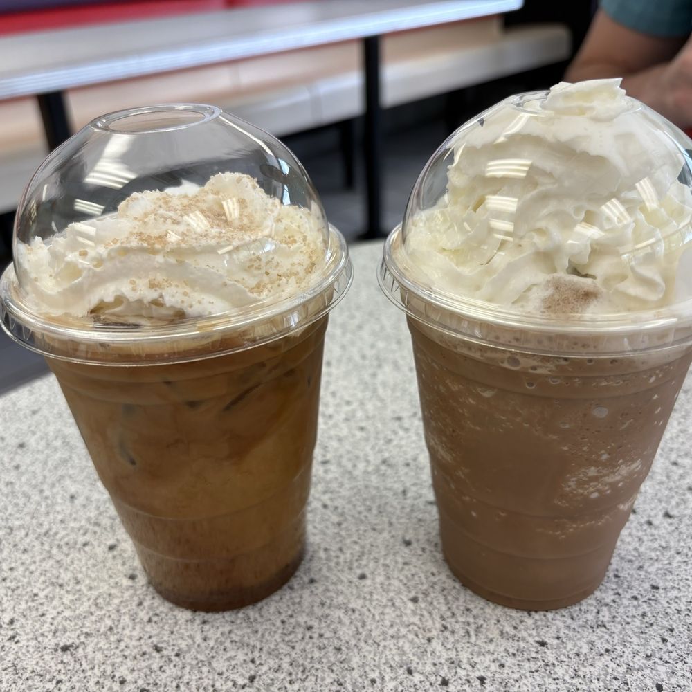 The Paper Bag - Iced small Salty Sinatra (left) & mocha cryo cup (left) - Delis Near Me - Waldo, Florida
