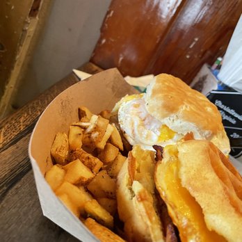Billy Jack's Wing & Draft Shack - Breakfast sliders. One on biscuit, one on waffle - Bars Near Me - Harrisonburg, Virginia Billy Jack's Wing & Draft Shack - Breakfast sliders. One on biscuit, one on waffle - Bars Near Me - Harrisonburg, Virginia