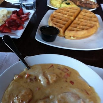 Teavolve - Shrimp and grits, waffle, salmon omelette - Coffee & Tea Near Me - Baltimore, Maryland