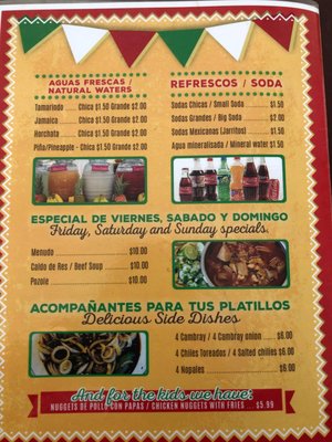 Menu photo 2 Taqueria Toluca Greenwood, SC Menu photo 2 Taqueria Toluca Greenwood, SC