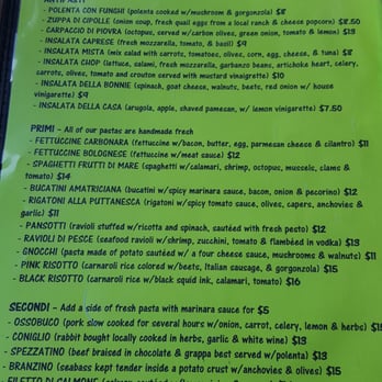 Pasta y Basta - Menu - Italian Near Me - Rosarito, BCN