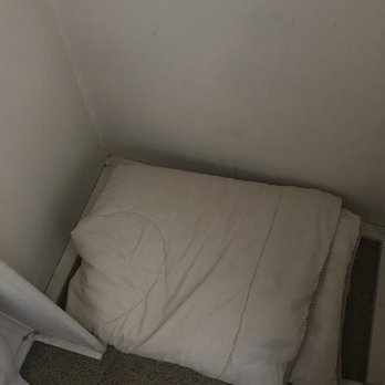 Big Bear Cool Cabins - Dirty blankets in a dirty closet - Property Management Near Me - Big Bear Lake, California