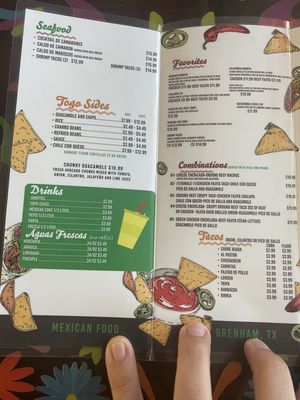 Menu photo 2 Taqueria el Rorro Brenham, TX