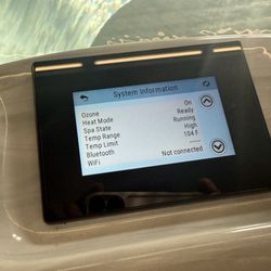 Haven Spa Pool & Hearth - Close up of control module