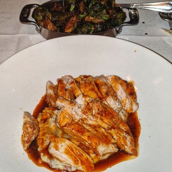 The Capital Grille - Roasted Chicken Breast w/ mashed potatoes and Sherry Jus - Steakhouses Near Me - Memphis, Tennessee The Capital Grille - Roasted Chicken Breast w/ mashed potatoes and Sherry Jus - Steakhouses Near Me - Memphis, Tennessee