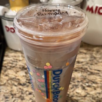 Dutch Bros Coffee - Iced Cold Brew with a splash of sweet cream. - Juice Bars & Smoothies Near Me - Rialto, California Dutch Bros Coffee - Iced Cold Brew with a splash of sweet cream. - Juice Bars & Smoothies Near Me - Rialto, California