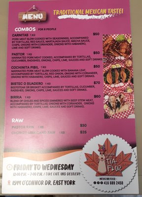Menu photo 8 El Sazón de la Tia Flor Toronto, ON Menu photo 8 El Sazón de la Tia Flor Toronto, ON