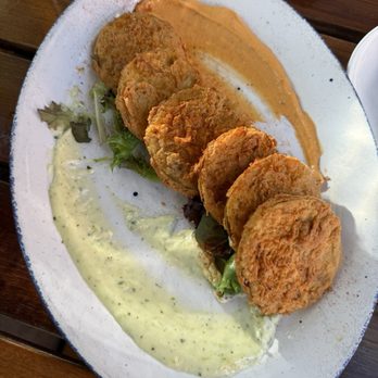 Mama's Cafe - Gluten Free (Requested) Fried Green Tomatoes - American Near Me - San Antonio, Texas